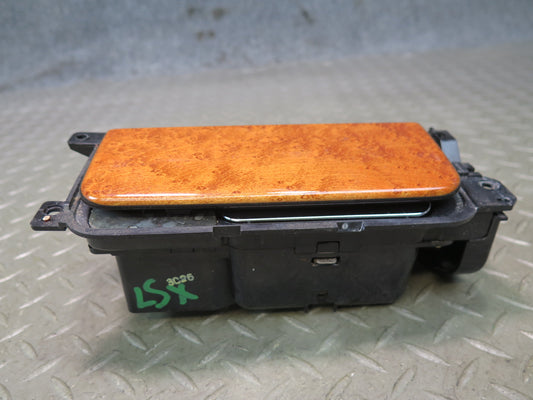 01-06 Lexus UCF30L LS430 Nter Console Ashtray w Wood Trim Cover 57414-20030 OEM