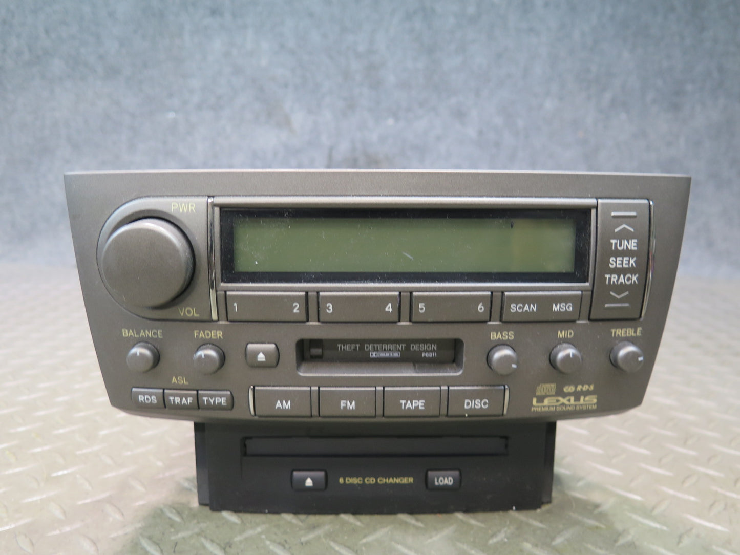 01-03 Lexus UCF30L LS430 Radio Cassette CD Player Receiver Head Unit OEM