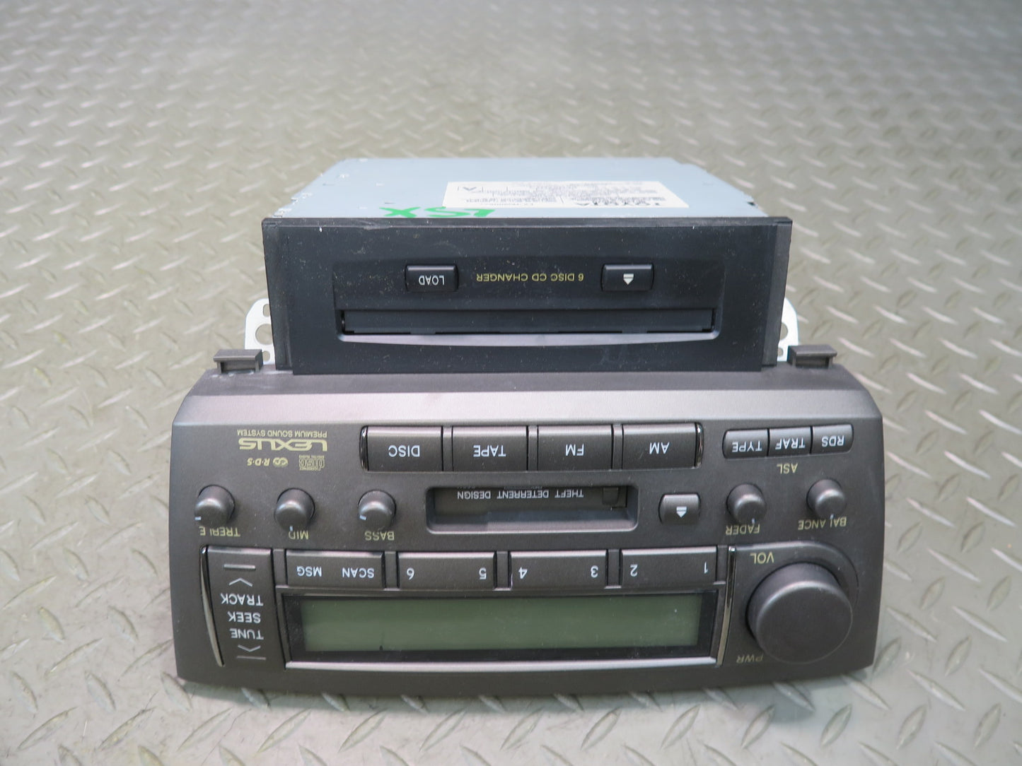 01-03 Lexus UCF30L LS430 Radio Cassette CD Player Receiver Head Unit OEM