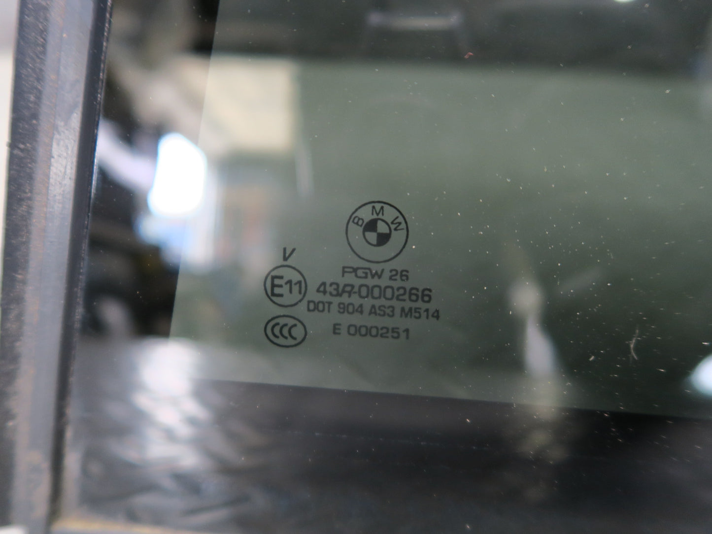 2014-2018 BMW F15 X5 Rear Left Door Fixed Glass Window