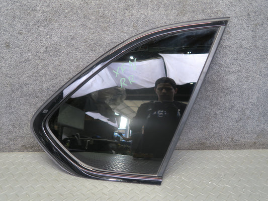 2014-2018 BMW F15 X5 Rear Right Quarter Glass Window w Black Molding