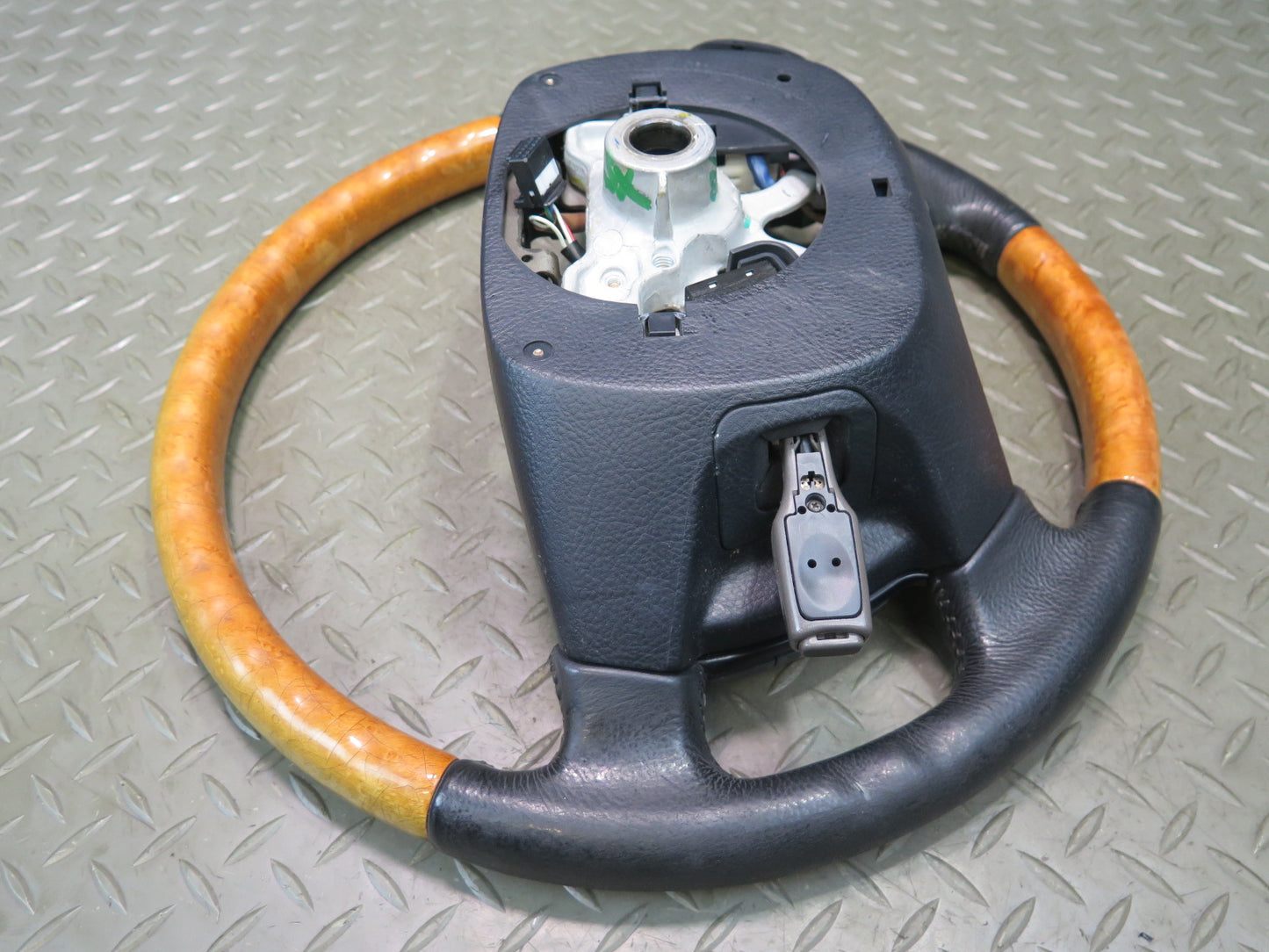 01-03 Lexus UCF30L LS430 Leather Wood Steering w Controls Switch OEM