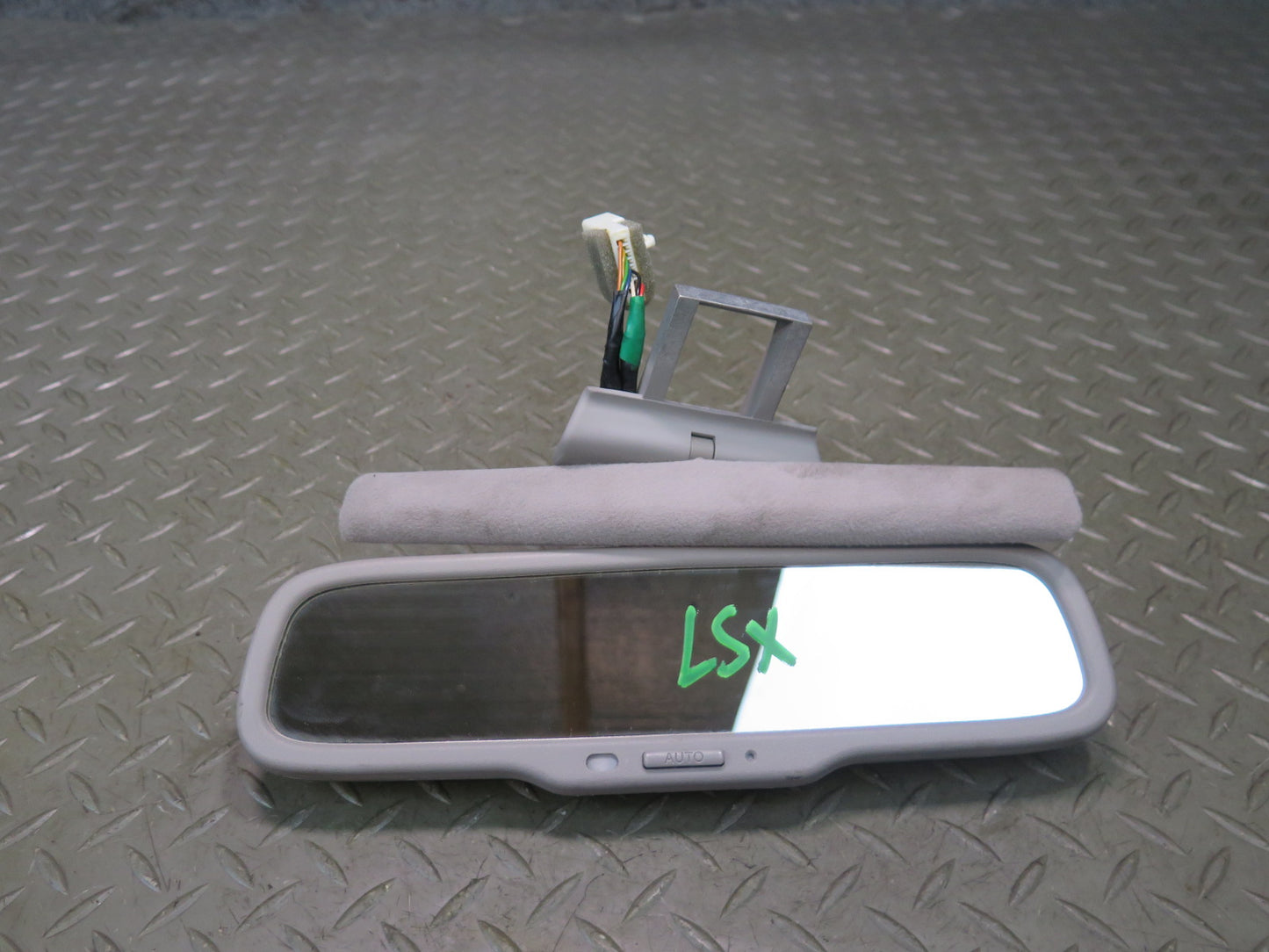 01-03 Lexus UCF30L LS430 Auto Dimming Interior Rear View Mirror w Sun Visor OEM
