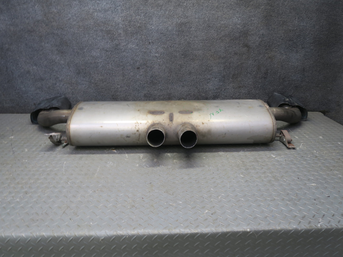 2014-2018 BMW F15 X5 50IX AWD N63 4.4L M-sport Rear Exhaust Muffler w Tips