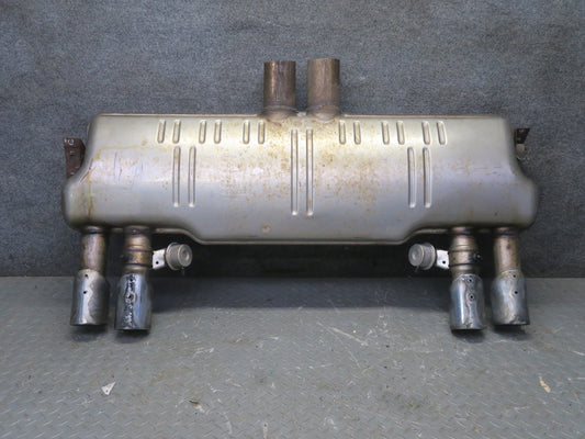 2010-2014 BMW E71 X5M X6M Rear Exhaust Muffler w Tips 7590335