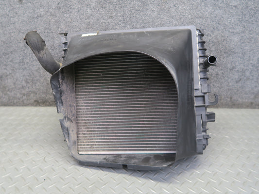 2015-2018 Porsche Cayenne S 958 Right Engine Cooling Auxiliary Radiator w Shroud