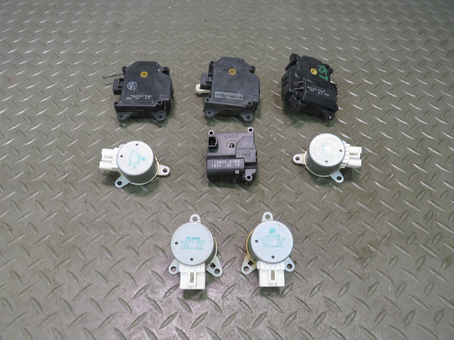 01-06 Lexus UCF30L LS430 Set of 8 A/C Heater Flap Door Actuator Motor OEM