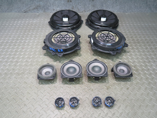 15-16 Porsche Cayenne 958 12pcs Bose Audio Sound Subwoofer Tweeter Speaker Set