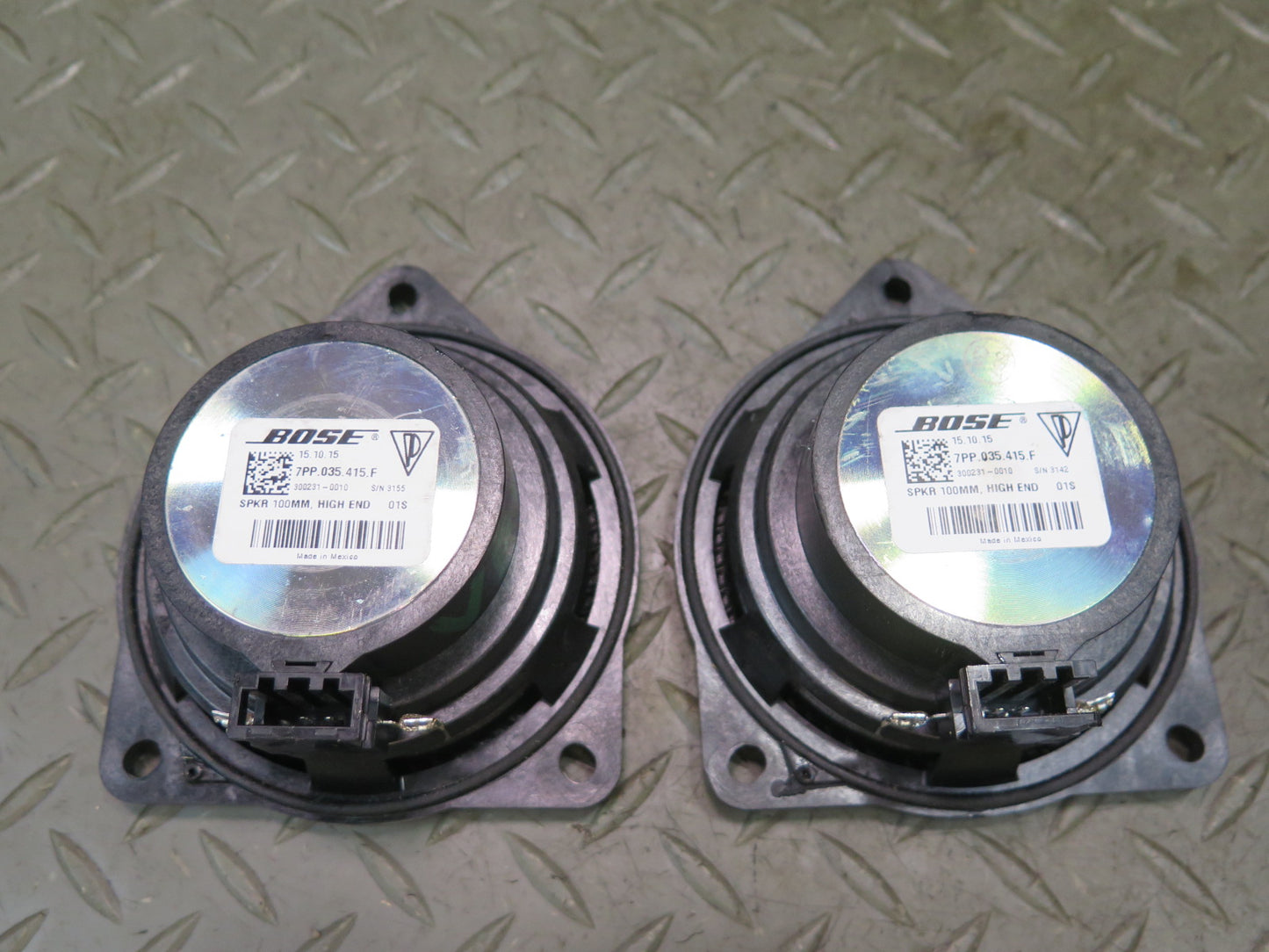 15-16 Porsche Cayenne 958 12pcs Bose Audio Sound Subwoofer Tweeter Speaker Set