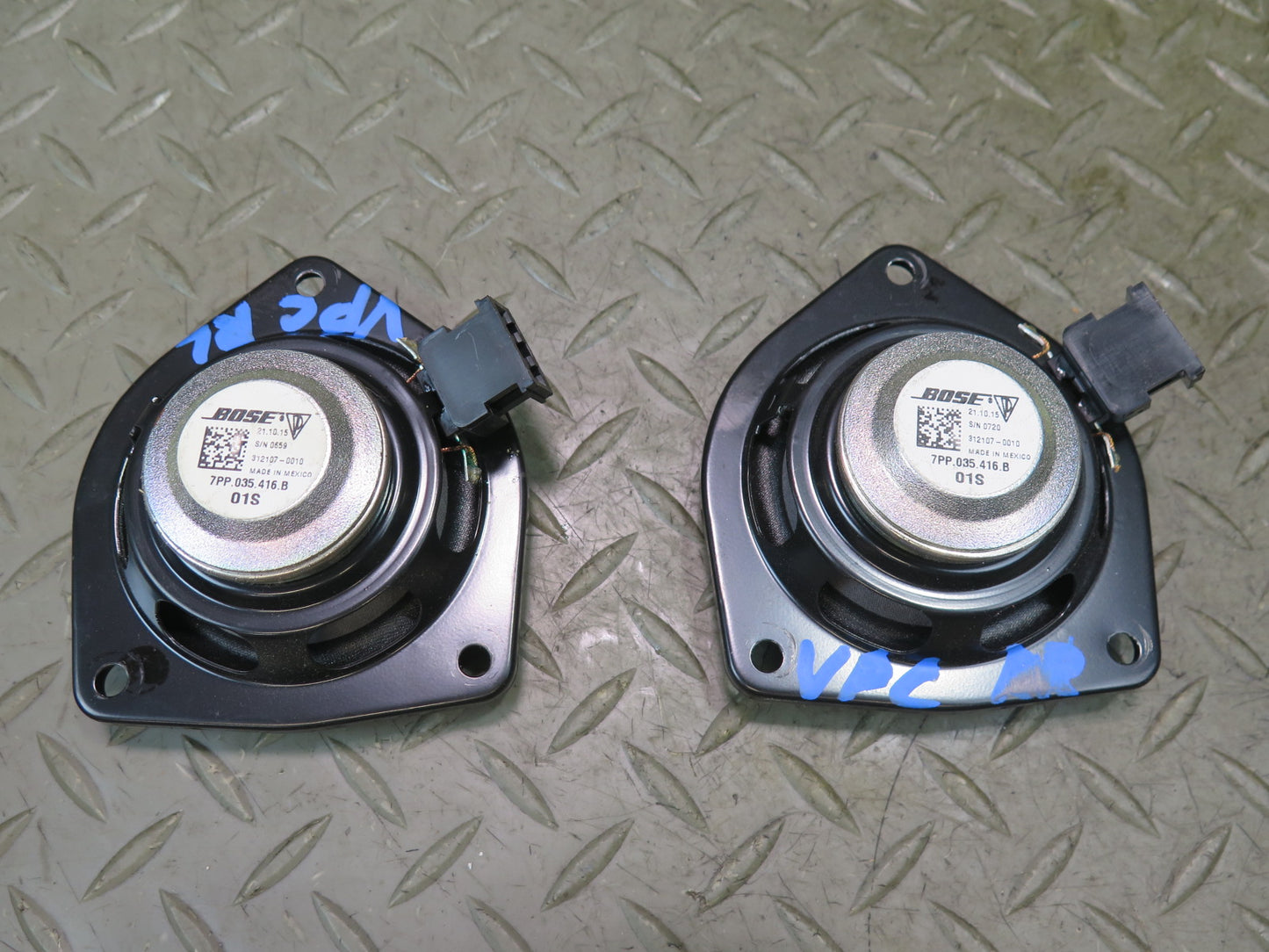15-16 Porsche Cayenne 958 12pcs Bose Audio Sound Subwoofer Tweeter Speaker Set