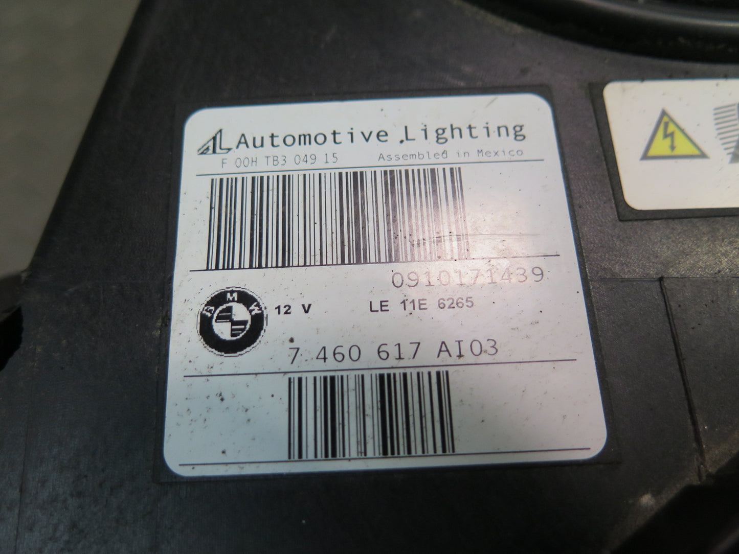 2014-2018 BMW F15 X5 Front Left Xenon Adaptive Headlight Lamp w Ballast Damaged