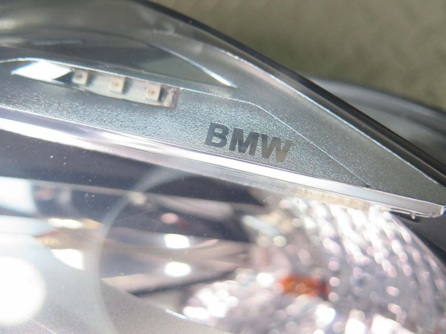 2014-2018 BMW F15 X5 Front Left Xenon Adaptive Headlight Lamp w Ballast Damaged