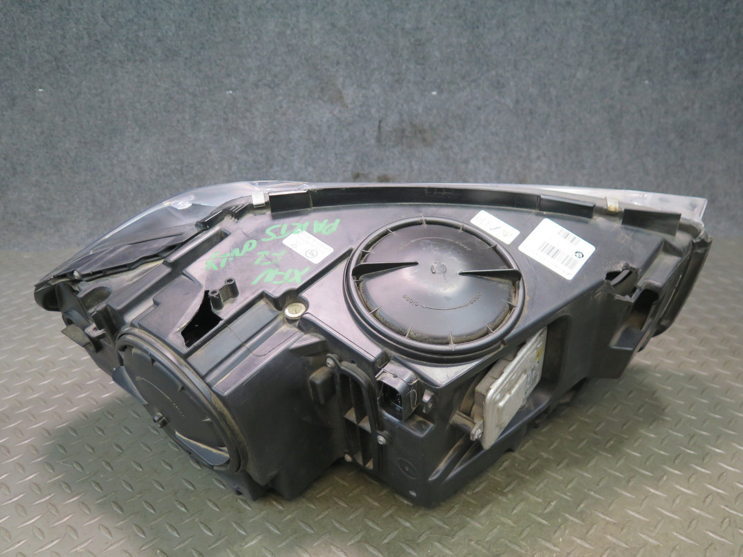 2014-2018 BMW F15 X5 Front Left Xenon Adaptive Headlight Lamp w Ballast Damaged