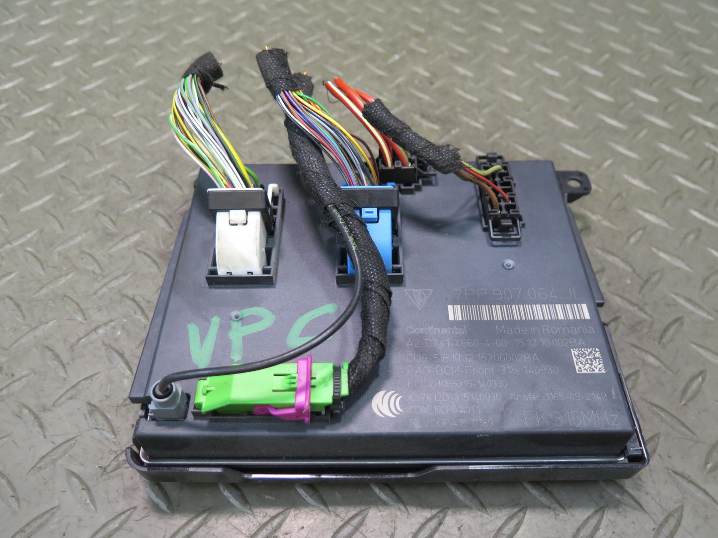 2015-2018 Porsche Cayenne 958 Body Control Module Unit BCM BCU 7PP907064JL