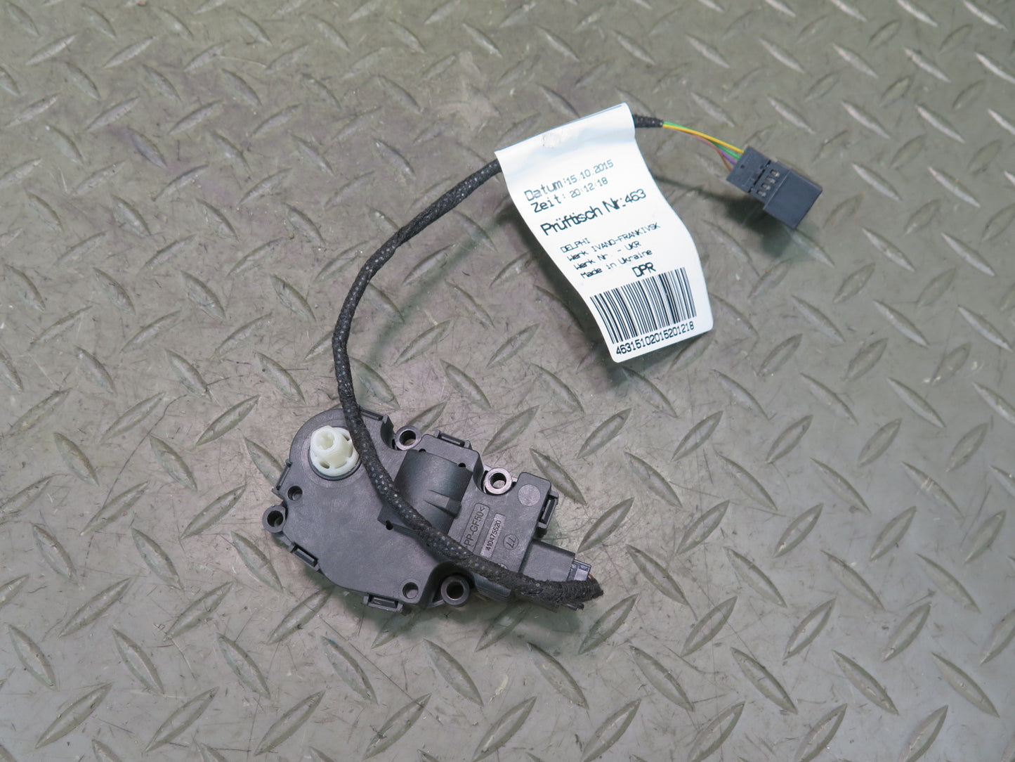 2011-2018 Porsche Cayenne 958 A/C Heater Flap Door Actuator Motor Wiring Set