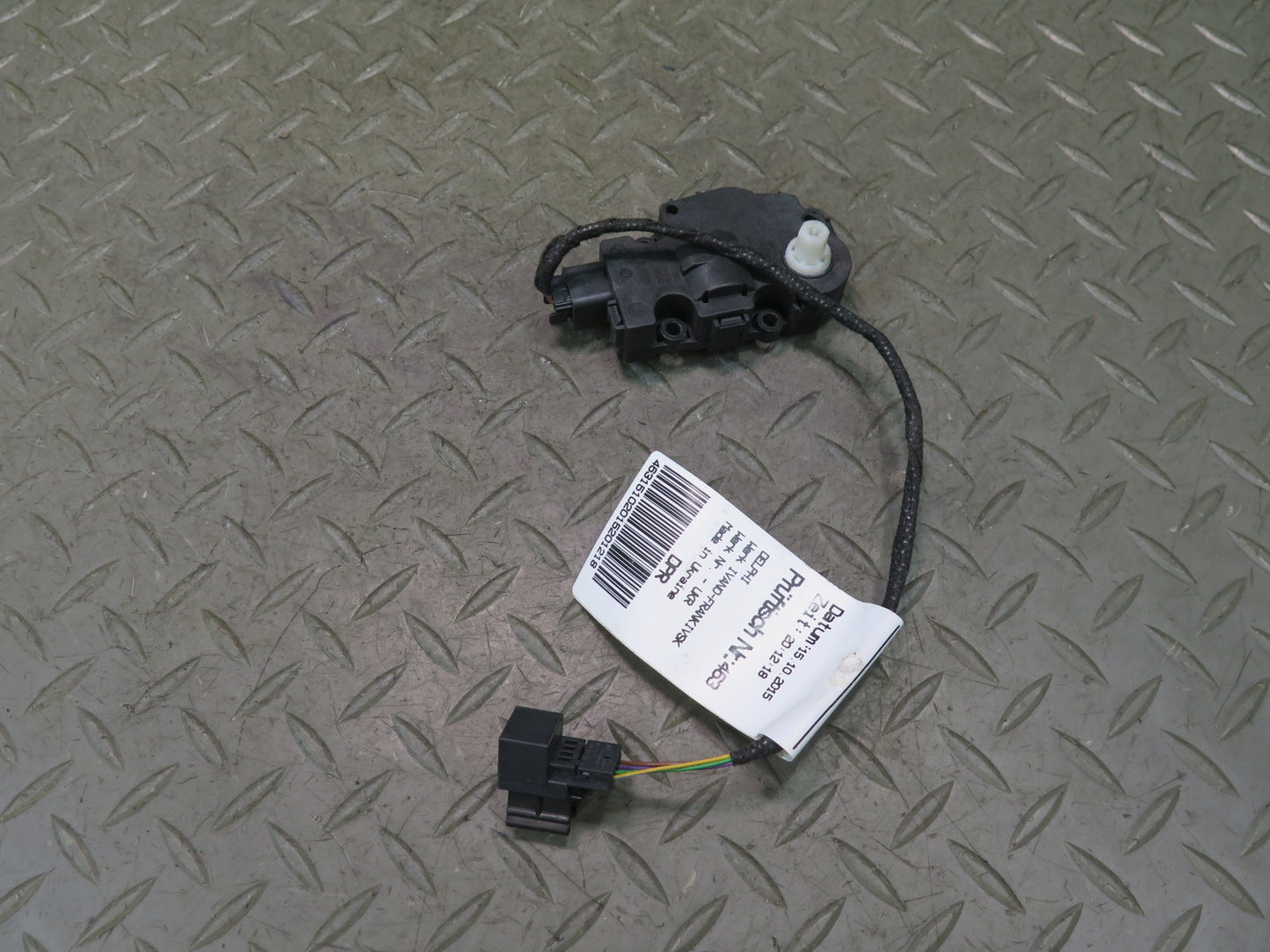 2011-2018 Porsche Cayenne 958 A/C Heater Flap Door Actuator Motor Wiring Set