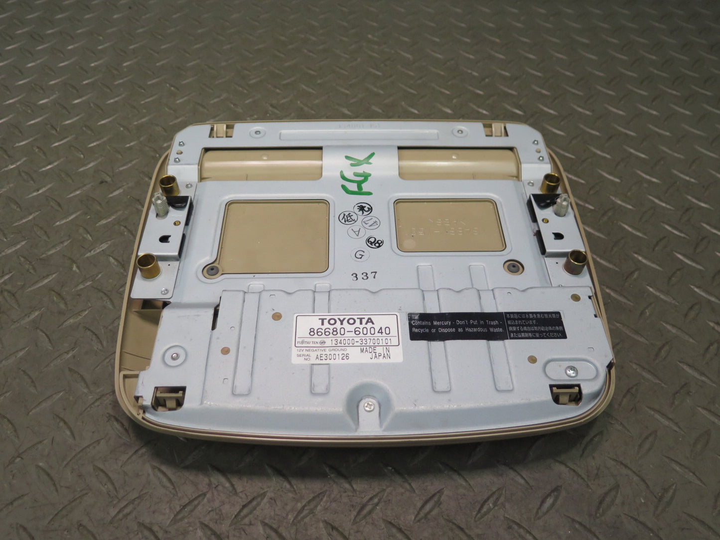 2003-2009 Lexus UZJ120L GX470 Overhead Display Video Monitor 86680-60040