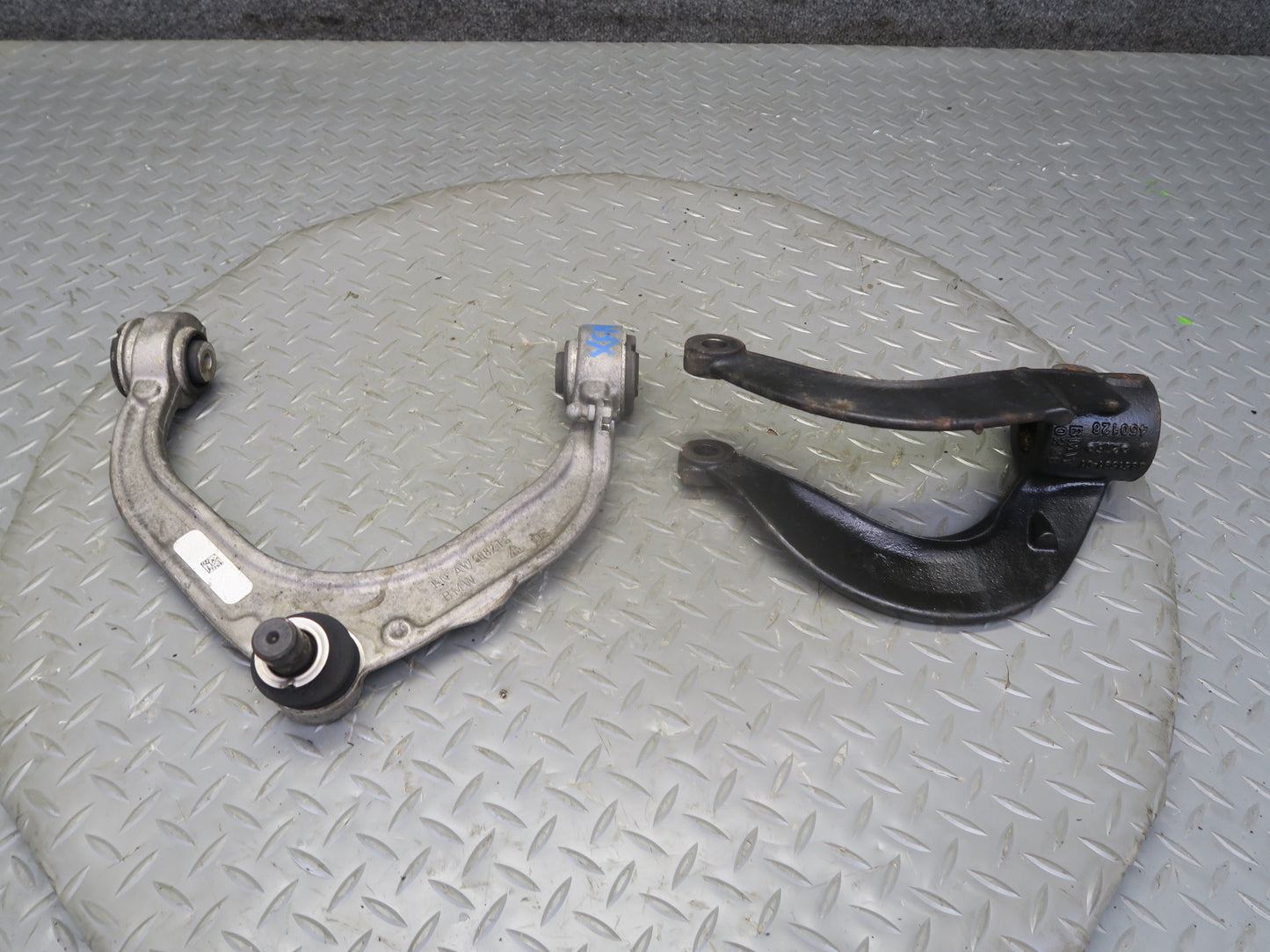 2014-2018 BMW F15 X5 Front Left Upper Control Arm w Strut Mount Set