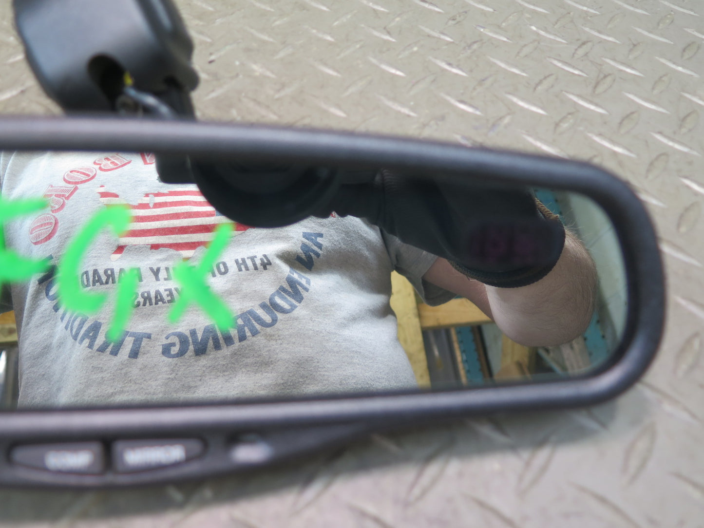 2003-2009 Lexus UZJ120L GX470 Auto Dim Interior Rear View Mirror w Compass