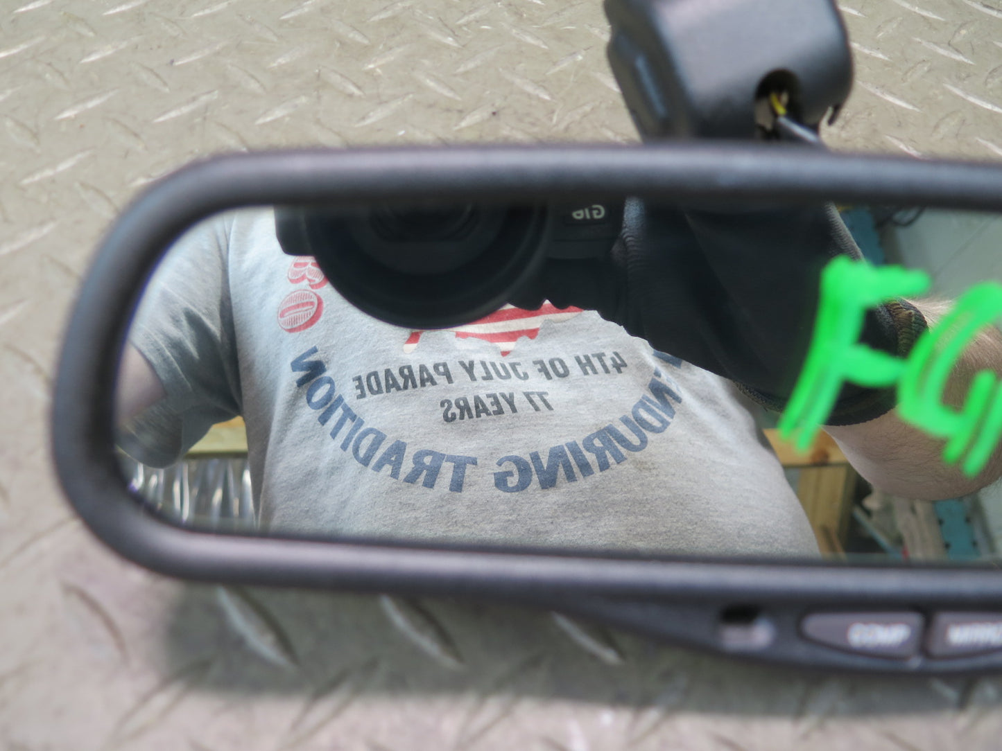 2003-2009 Lexus UZJ120L GX470 Auto Dim Interior Rear View Mirror w Compass