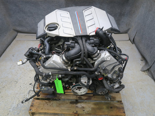 2010-2014 BMW E71 X6M 4.4L S63 Complete Engine Motor w Turbos 129k Miles