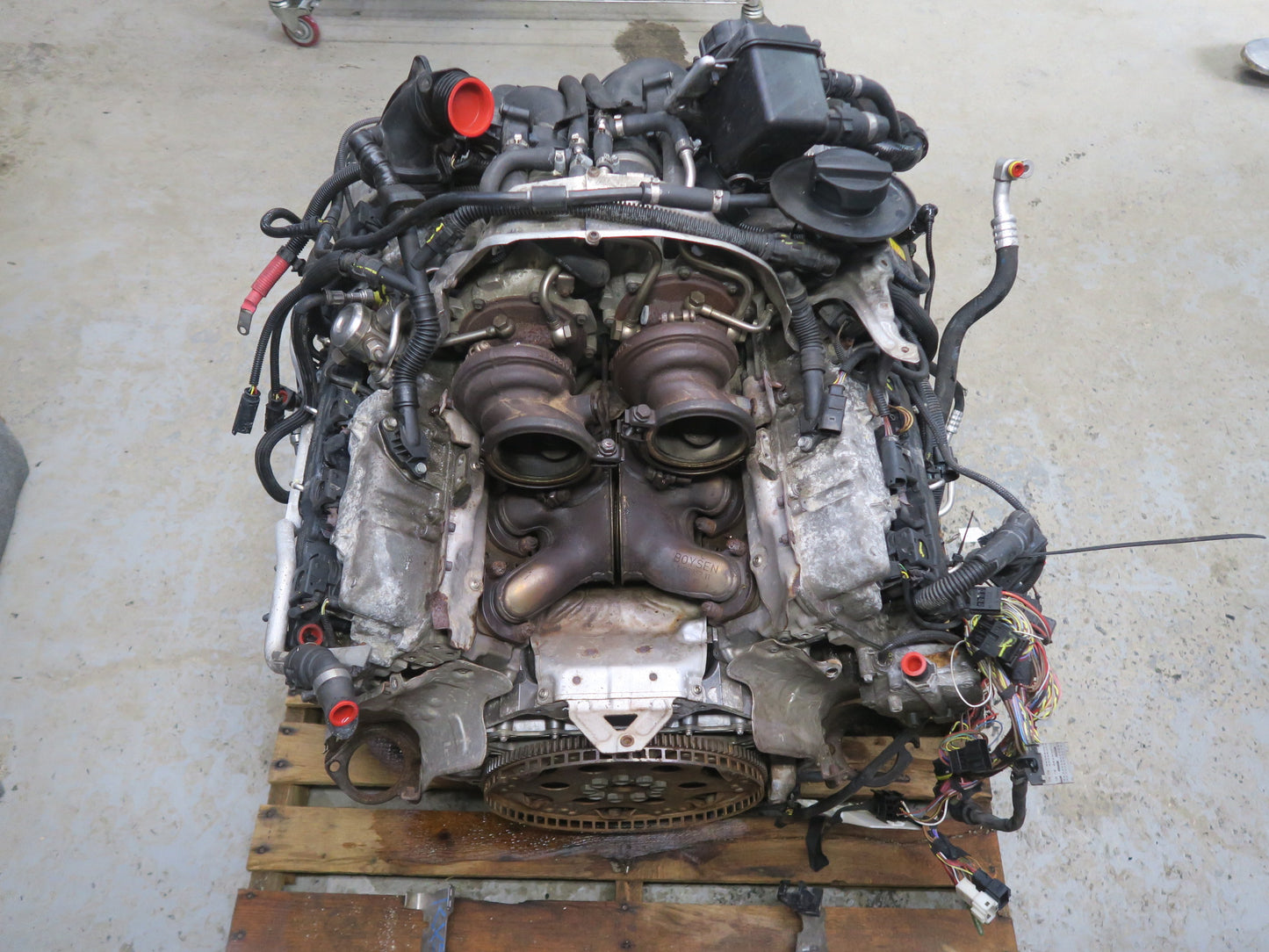 2010-2014 BMW E71 X6M 4.4L S63 Complete Engine Motor w Turbos 129k Miles