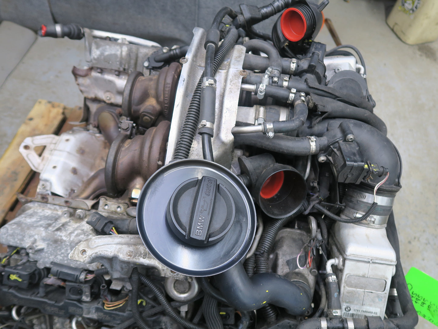 2010-2014 BMW E71 X6M 4.4L S63 Complete Engine Motor w Turbos 129k Miles