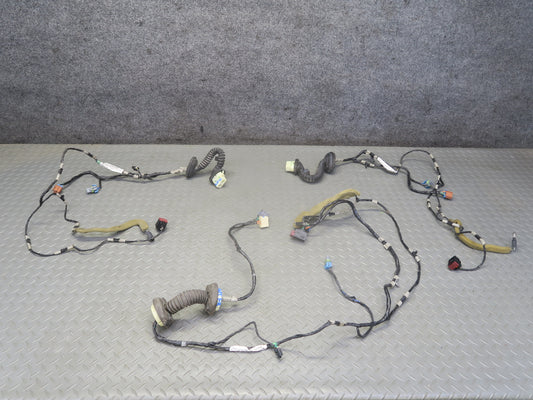 2003-2007 Hummer H2 Front Right & Rear Door Wiring Wire Harness Set of 3