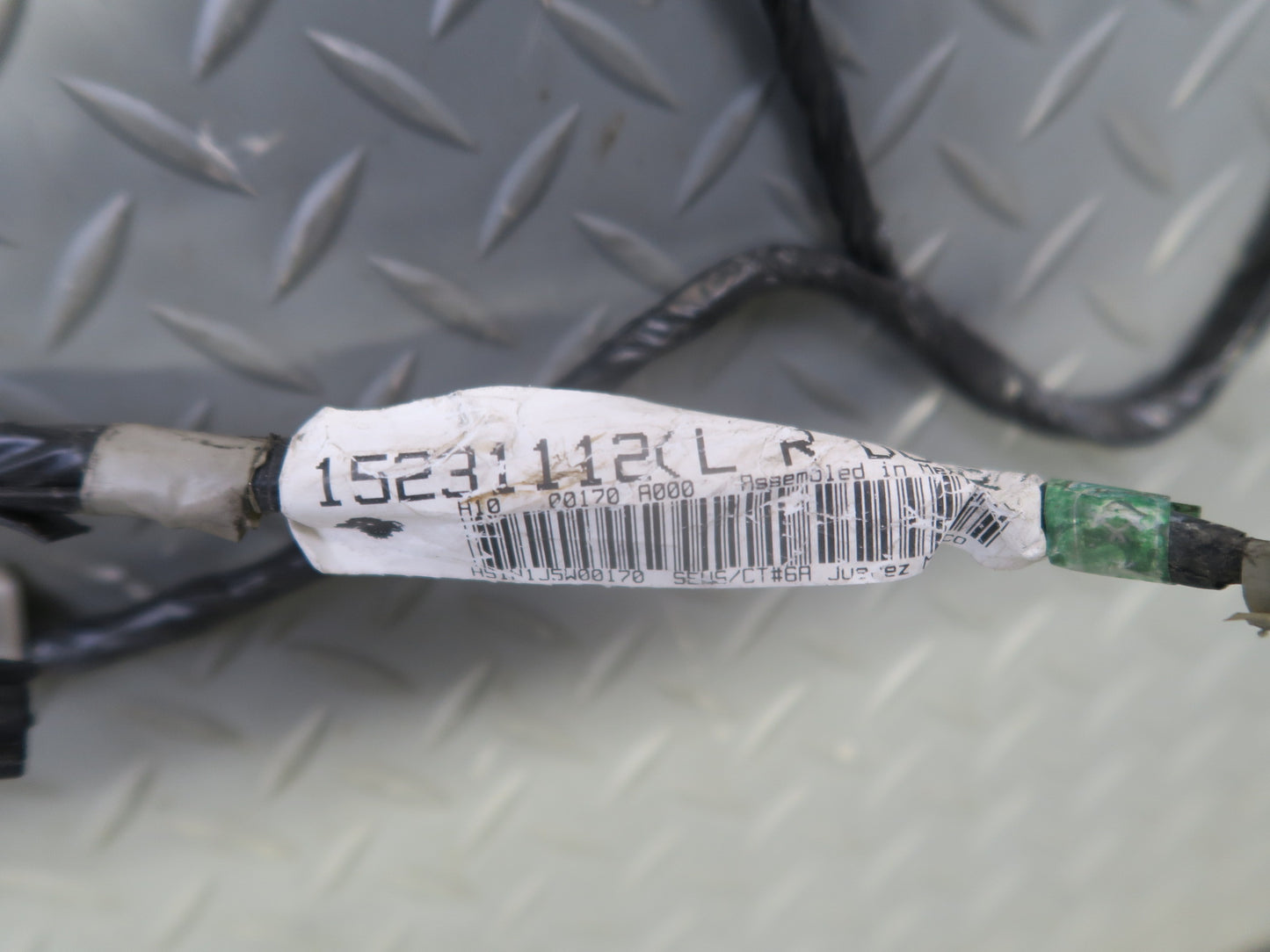 2003-2007 Hummer H2 Front Right & Rear Door Wiring Wire Harness Set of 3
