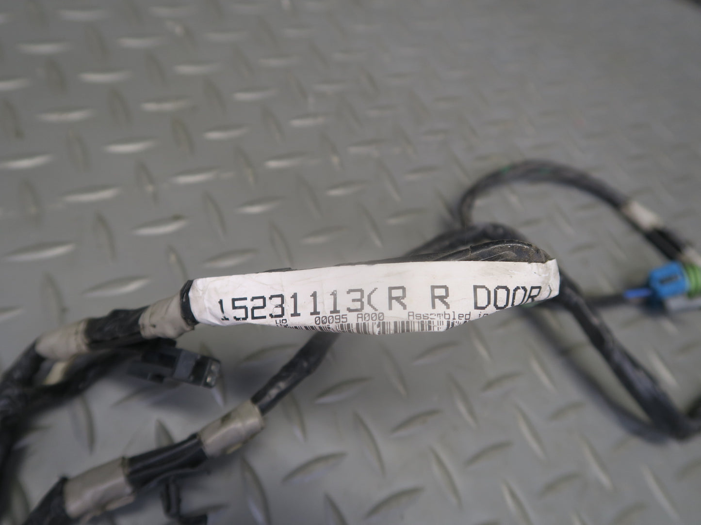 2003-2007 Hummer H2 Front Right & Rear Door Wiring Wire Harness Set of 3