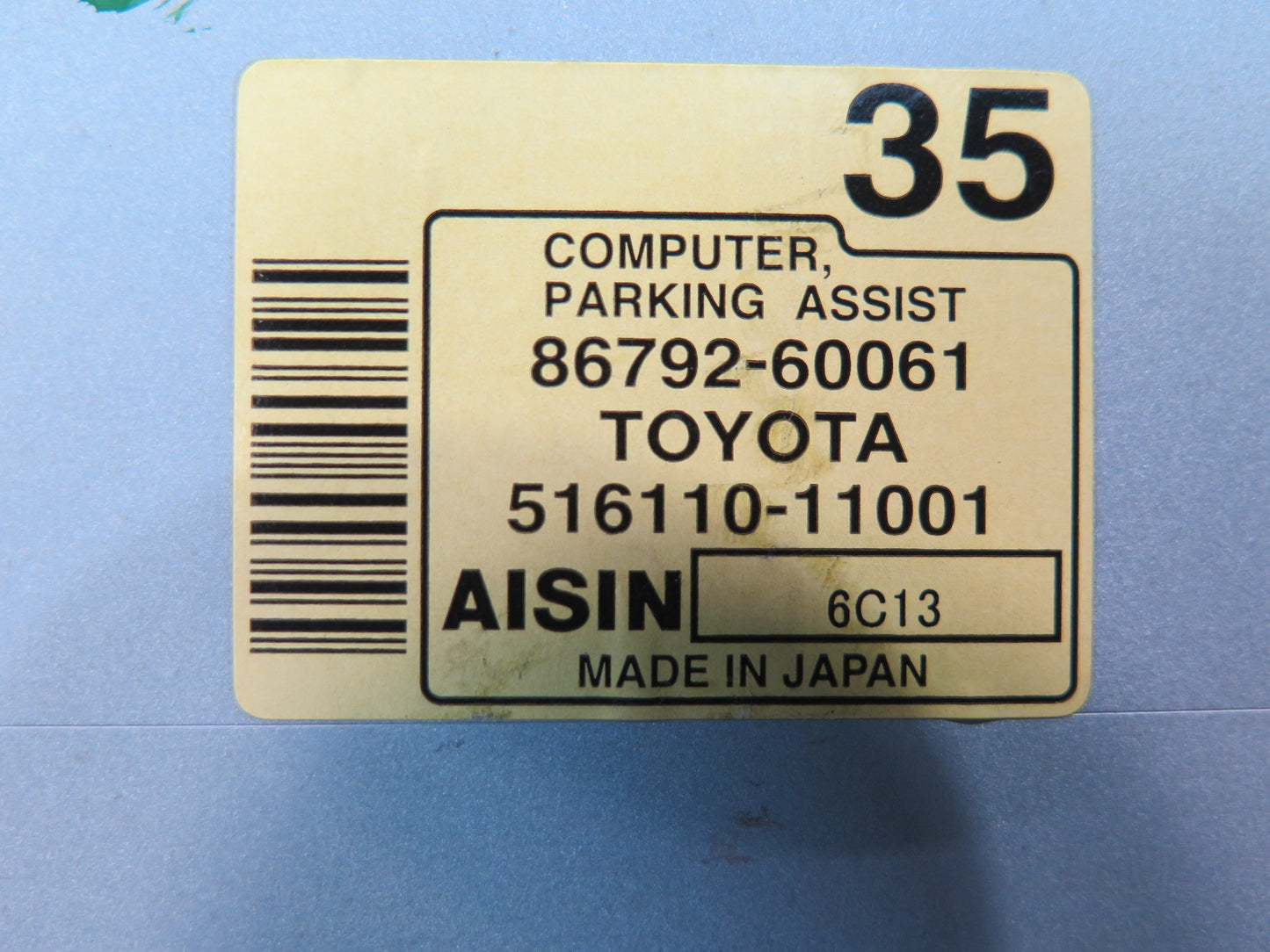 2005-2006 Lexus UZJ120L GX470 Parking Assist Control  Module 86792-60061