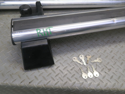 2003-2007 Hummer H2 Upper Roof Luggage Rack Rail Cross Cargo Bar Set