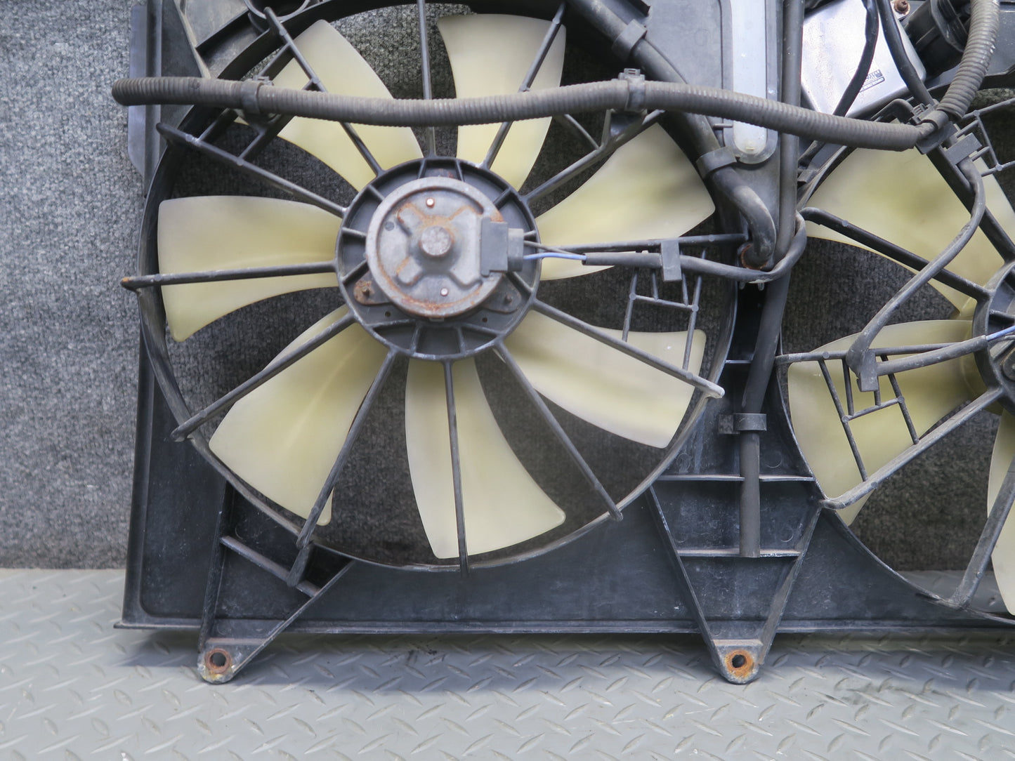 01-06 Lexus UCF30L LS430 Engine Radiator Cooling Motor Fan Shroud w Module OEM