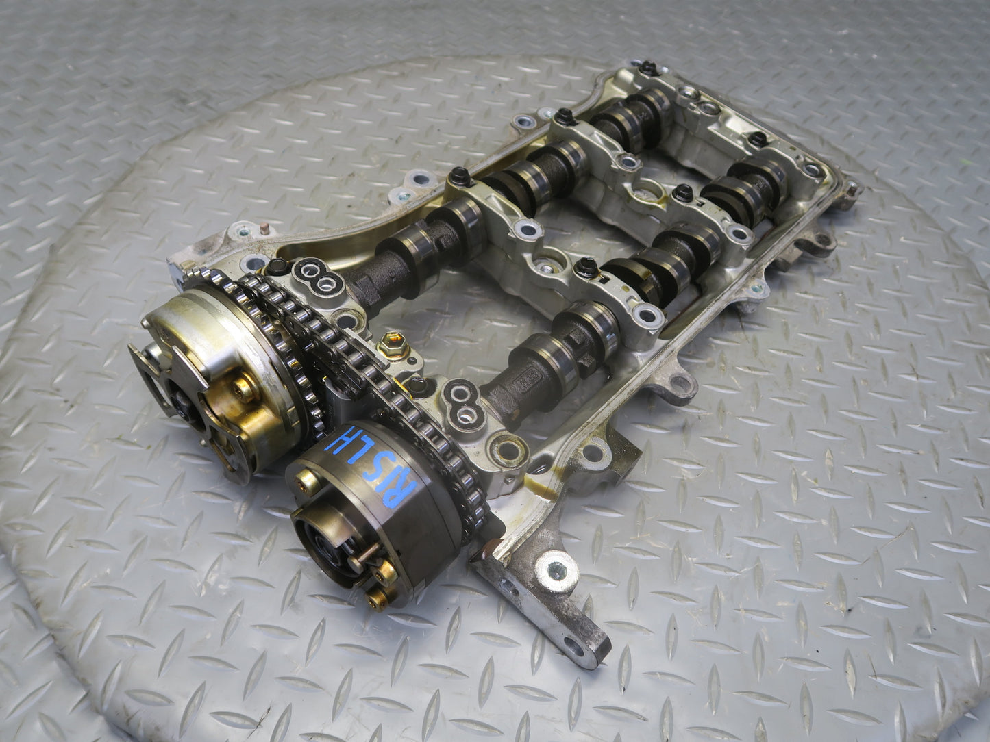 06-13 Lexus IS250 4GRFSE Left Motor Exhaust Intake Camshaft w Rocker Arm Set OEM
