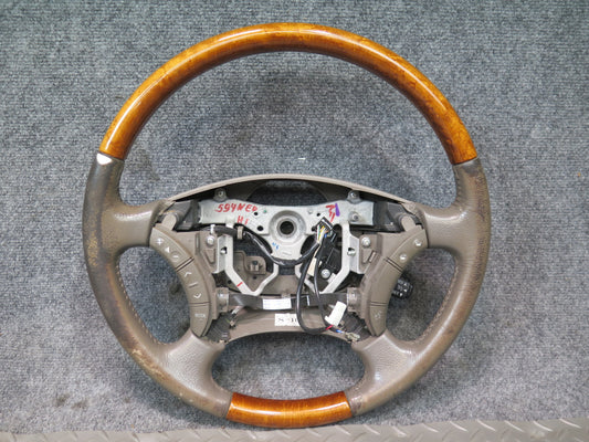 2003-2009 Lexus UZJ120L GX470 Leather Wood Steering w Controls & Cruise