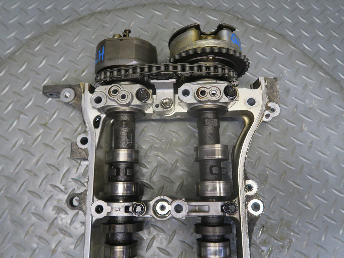 06-13 Lexus IS250 4GRFSE Left Motor Exhaust Intake Camshaft w Rocker Arm Set OEM
