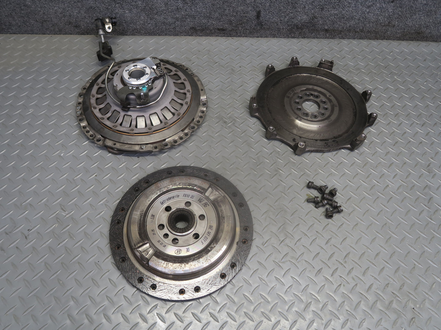 11-18 Porsche Cayenne 958 3.0L E-hybrid Engine Clutch Flexplate Flywheel Set