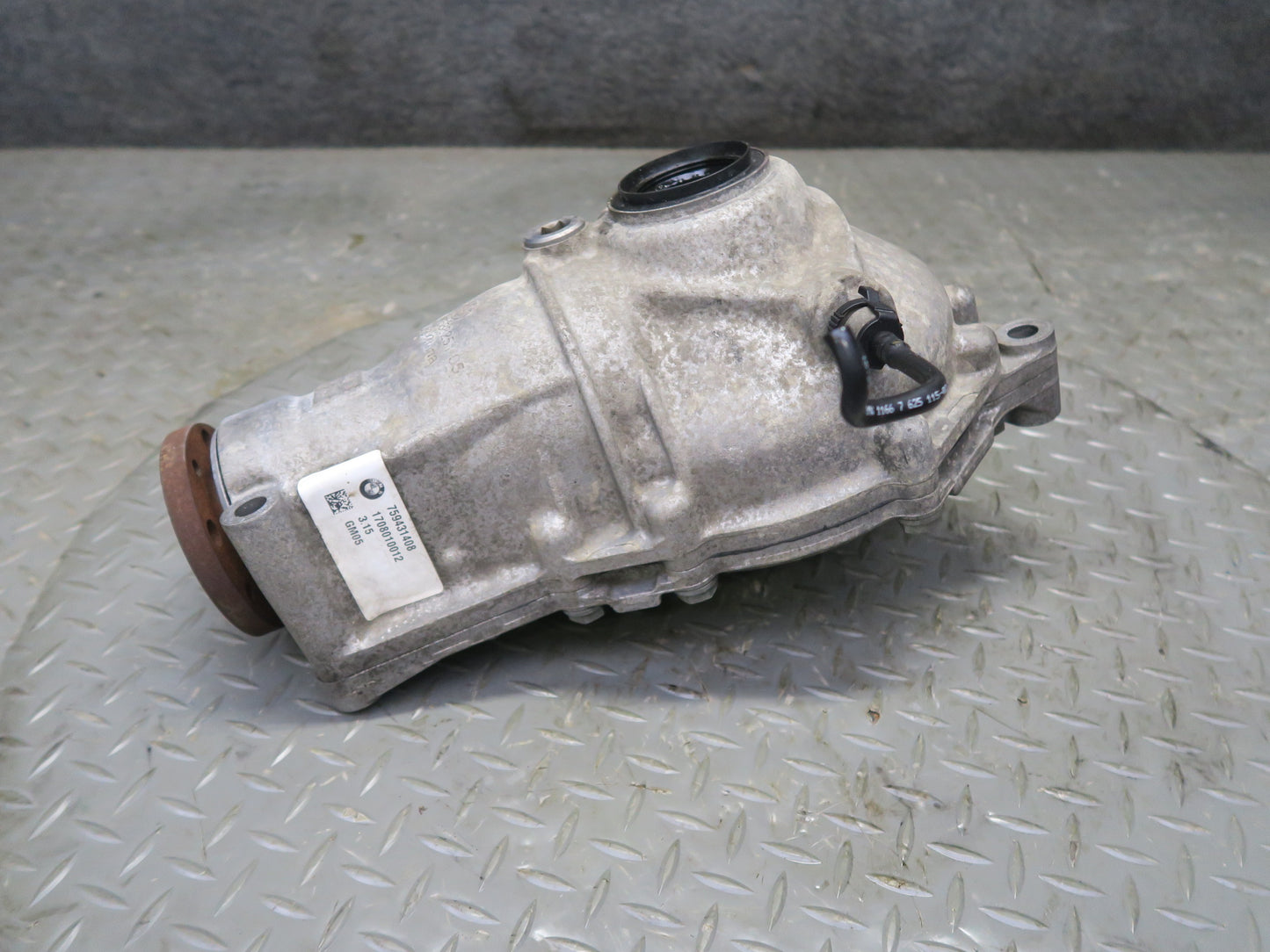 2014-2018 BMW F15 X5 50IX N63 AWD Front Axle Differential Carrier 3:15 Ratio 93K