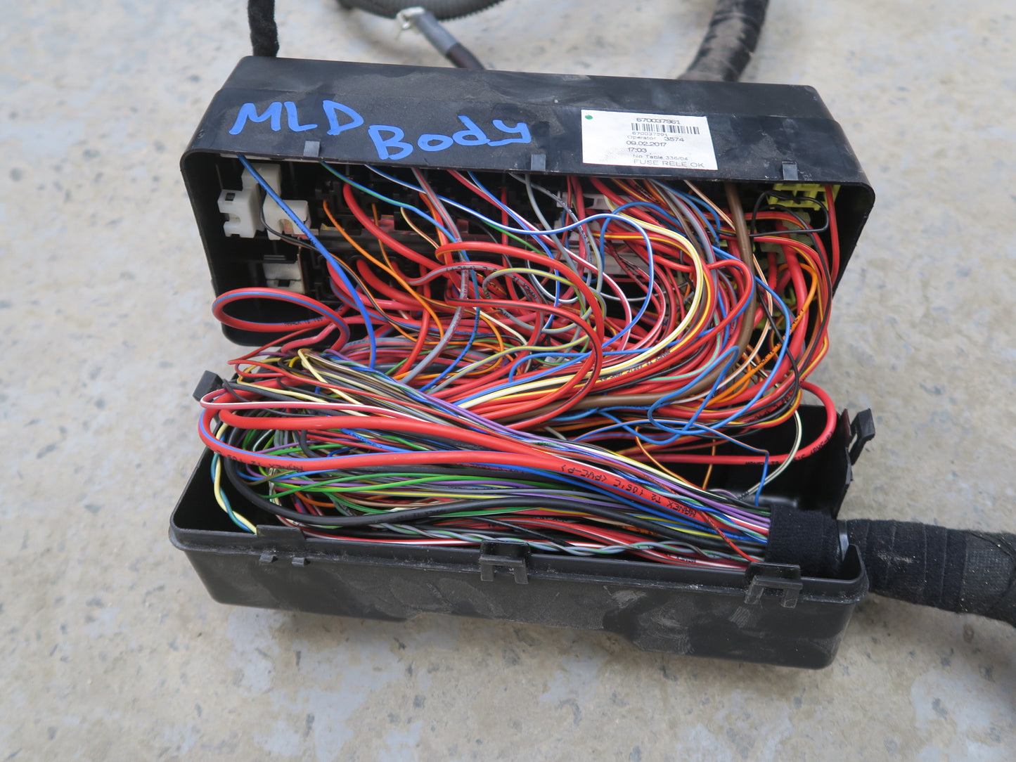 2017-2020 Maserati Levante M161 3.0L AWD Main Body Wire Wiring Harness