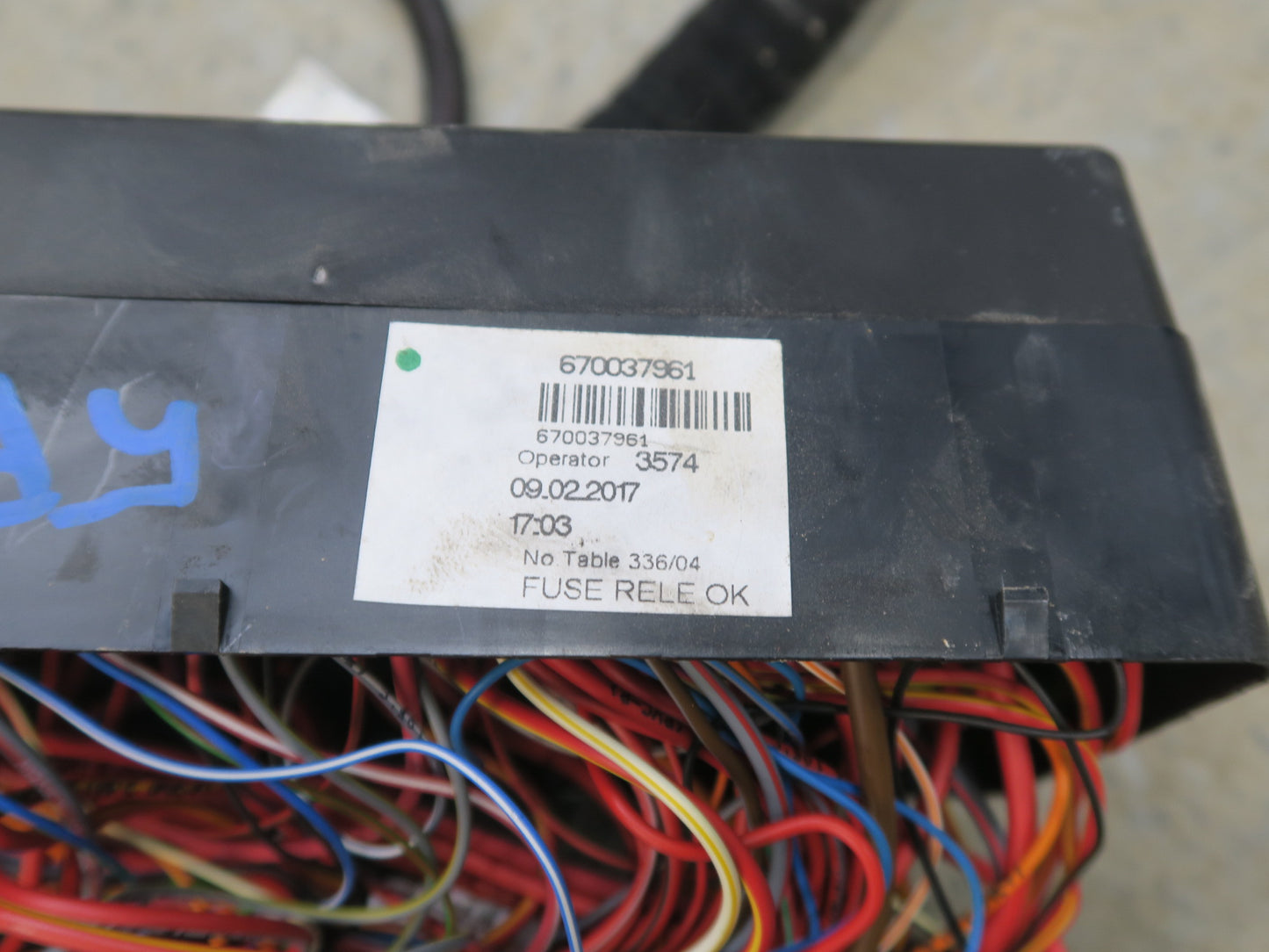 2017-2020 Maserati Levante M161 3.0L AWD Main Body Wire Wiring Harness