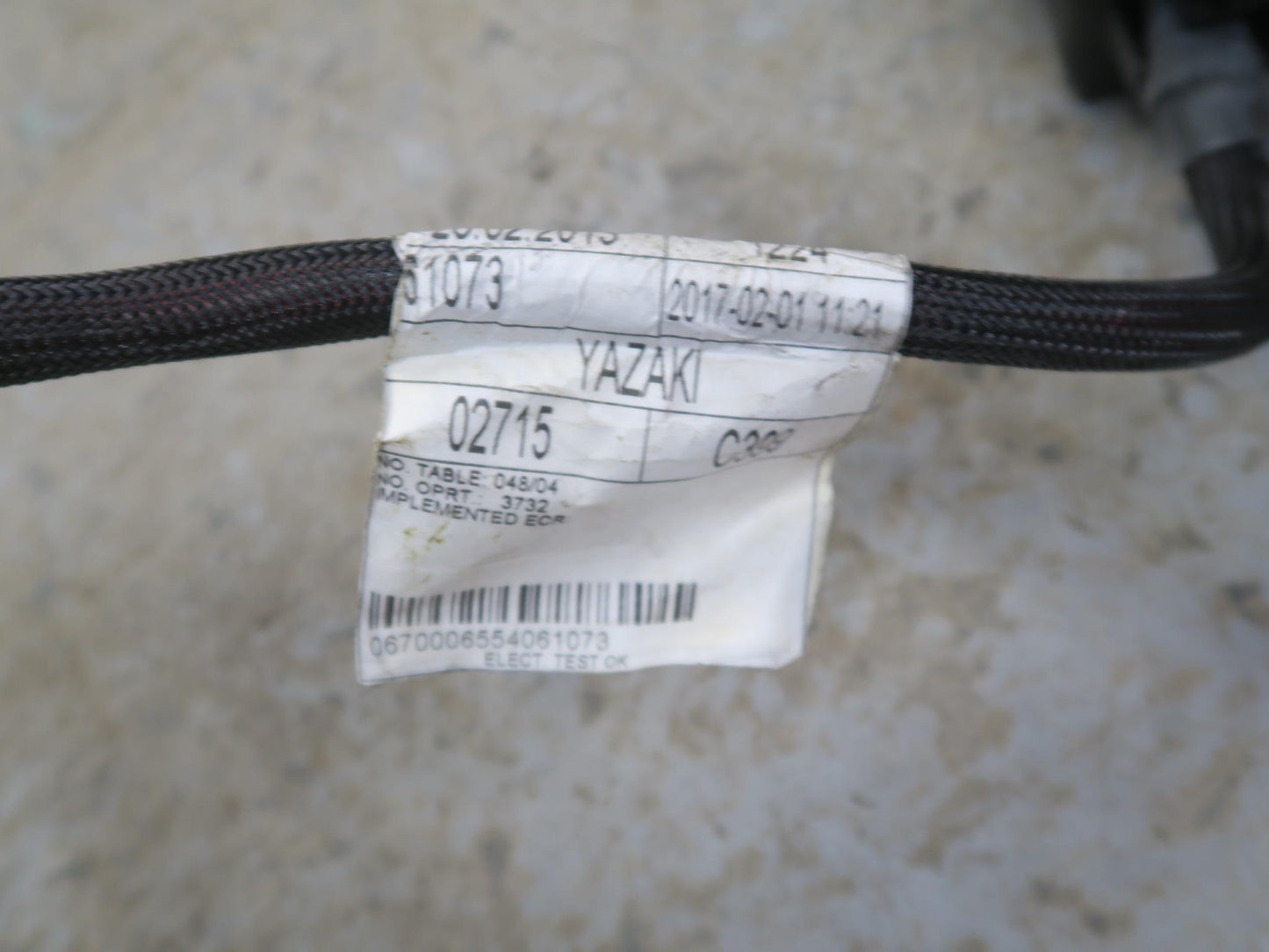 2017-2020 Maserati Levante M161 3.0L AWD Main Body Wire Wiring Harness