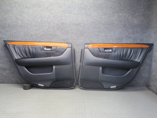 01-03 Lexus UCF30L LS430 Set of 2 Rear Door Interior Trim Cover Panel OEM