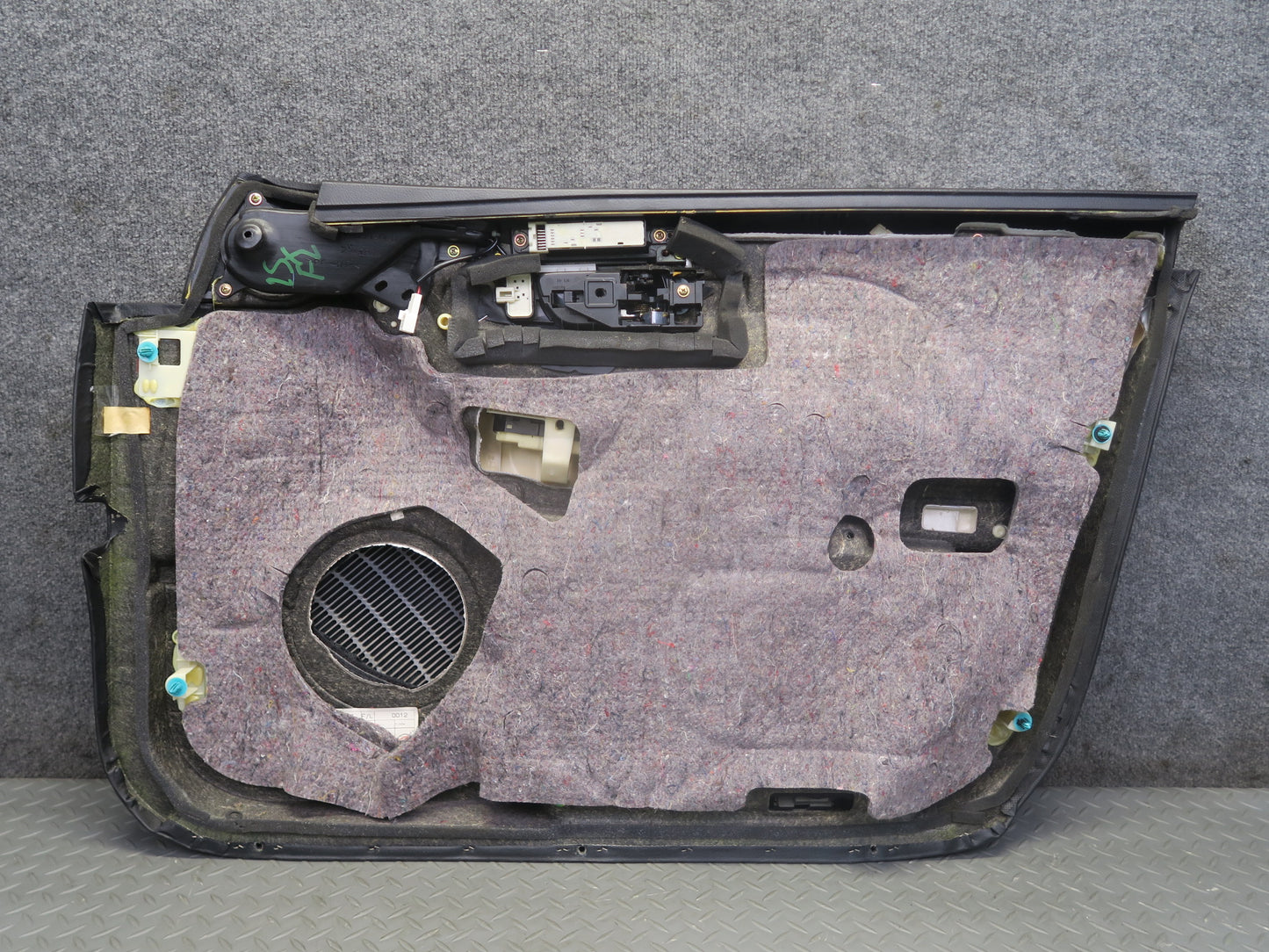 01-03 Lexus UCF30L LS430 Set of 2 Front Door Interior Trim Cover Panel Black OEM
