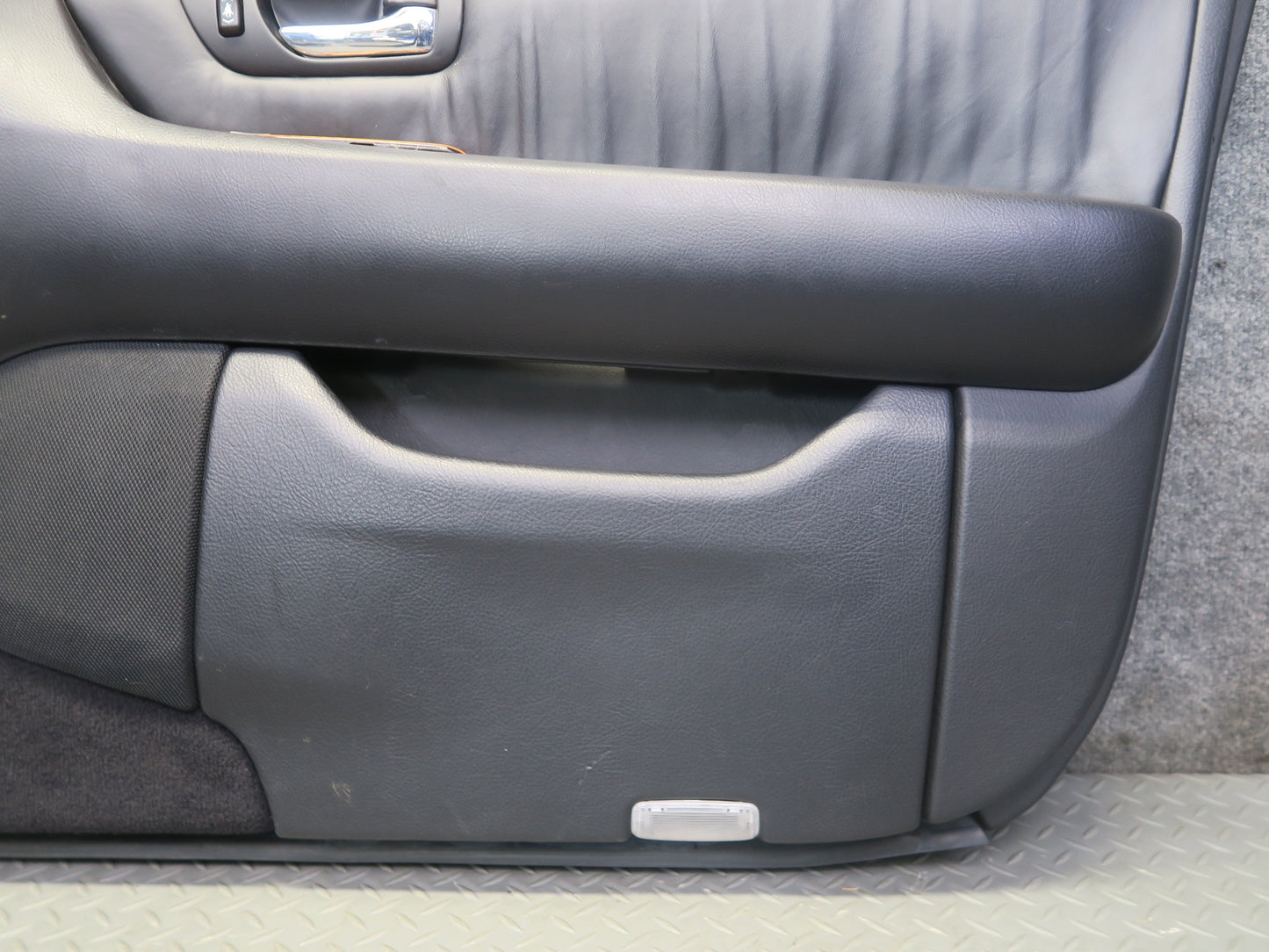 01-03 Lexus UCF30L LS430 Set of 2 Front Door Interior Trim Cover Panel Black OEM