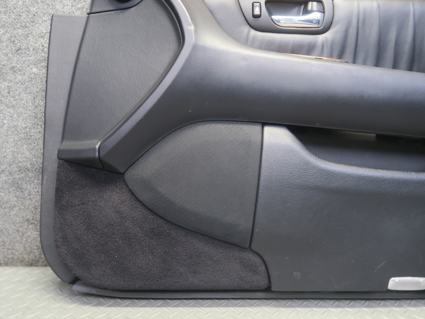 01-03 Lexus UCF30L LS430 Set of 2 Front Door Interior Trim Cover Panel Black OEM