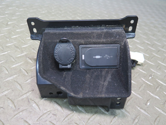 15-17 Lexus GSC16L RC300 Center Console USB Port AUX Jack Media Hub w Trim OEM