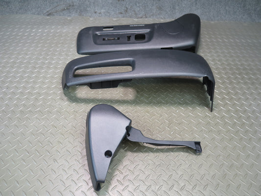 01-03 Lexus LS430 UCF30L Set of 3 Front Left Driver Seat Lower Trim Black OEM