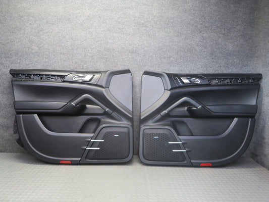 2011-2018 Porsche Cayenne 958 Front Left & Right Door Interior Trim Panel Set