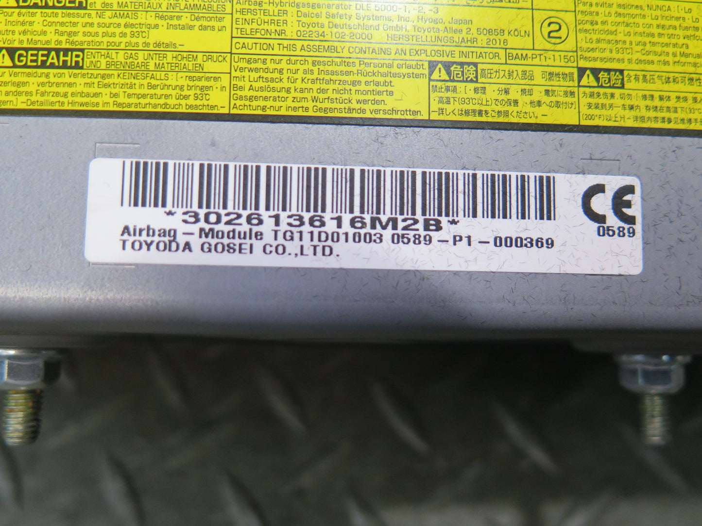 16-25 LEXUS GSC16L RC350 RC300 FRONT RIGHT PASSENGER SIDE DASH KNEE SRS AIRBAG OEM