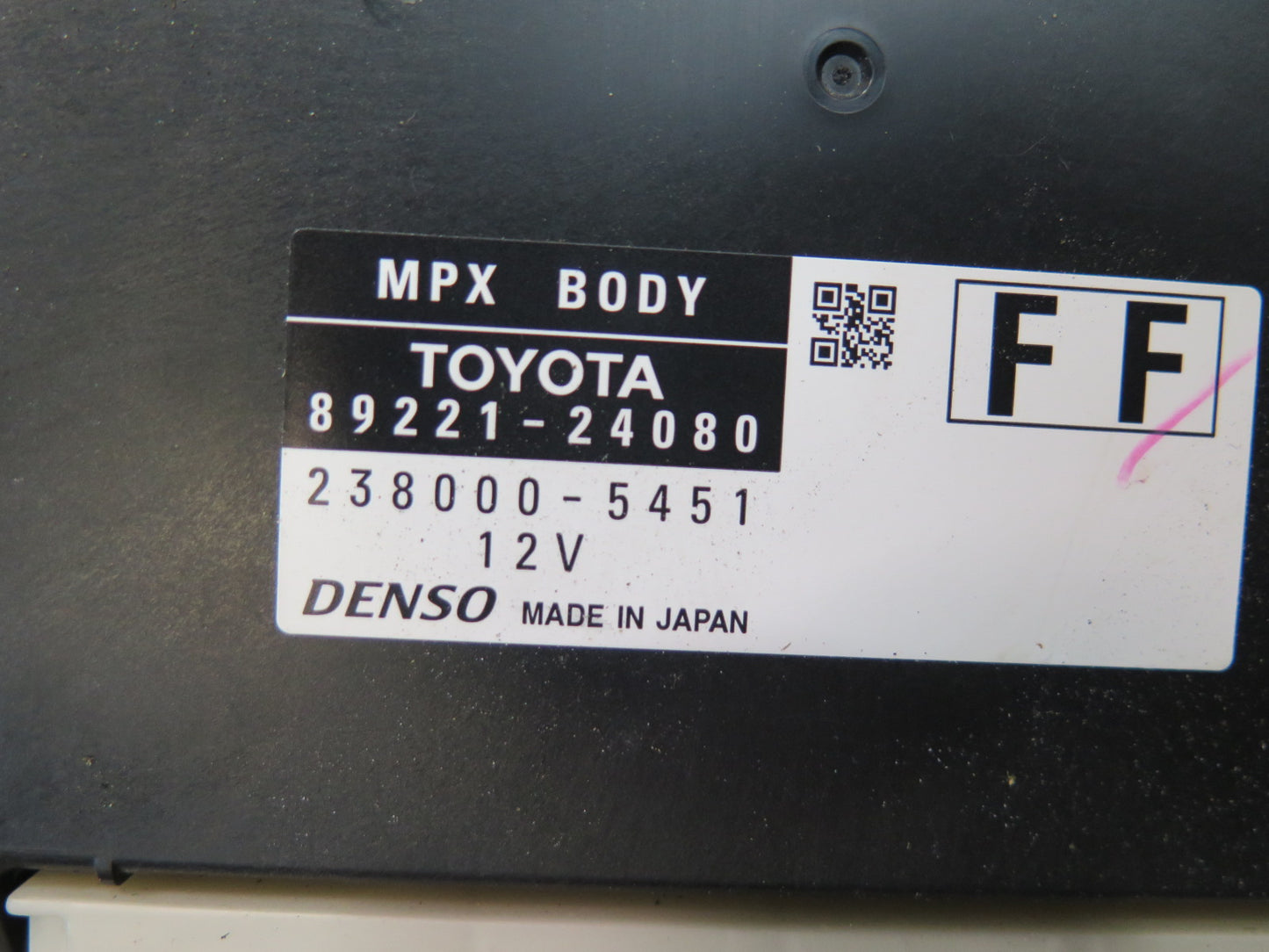 2016 Lexus GSC16L RC300 Multiplex Network Body Control Module & Fuse Box OEM